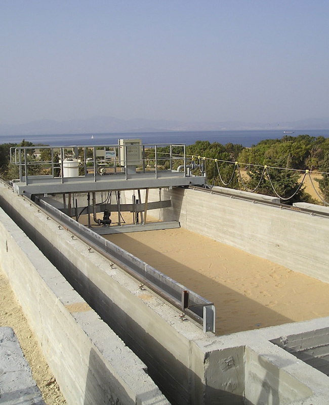 Tertiary wastewater treatment , Kos WWTP