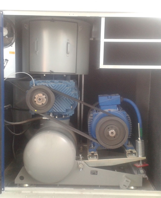 Blowers for filter backwash in drinking water treatment plant, Rhodes, Gadoura Dam DWTP