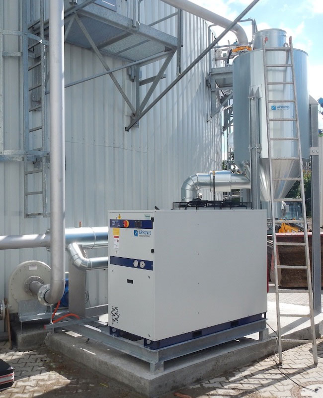 Biogas dehumidification systems