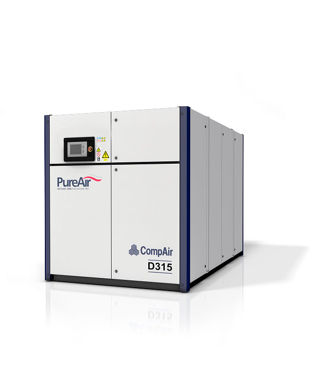 Two-stage air compressors Dryclon series